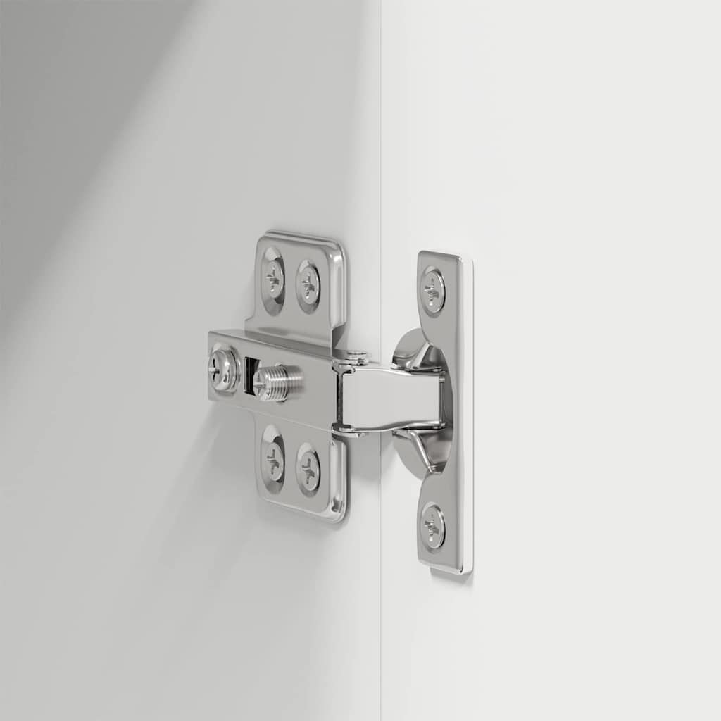 vidaXL Κρεμαστό ντουλάπι με ράφι Riga 2 pcs Λευκό 60 x 31 x 40 εκ