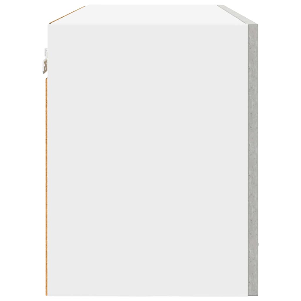 vidaXL Κρεμαστό ντουλάπι με ράφι Riga Σκυρόδεμα Γκρι 80 x 31 x 40 εκ