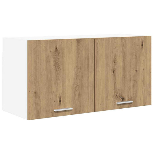 vidaXL Κρεμαστό ντουλάπι με ράφι Riga Artisan Oak 80 x 31 x 40 εκ