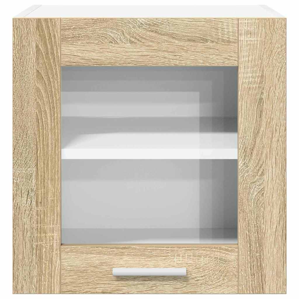 vidaXL Κρεμαστό ντουλάπι Riga 2 pcs Δρύς Sonoma 40 x 31 x 40 εκ.