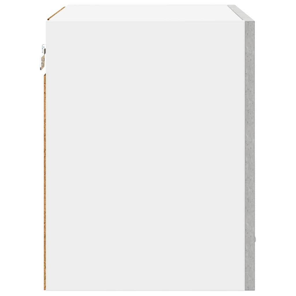 vidaXL Κρεμαστό ντουλάπι με ράφι Riga Σκυρόδεμα Γκρι 40 x 31 x 40 εκ.