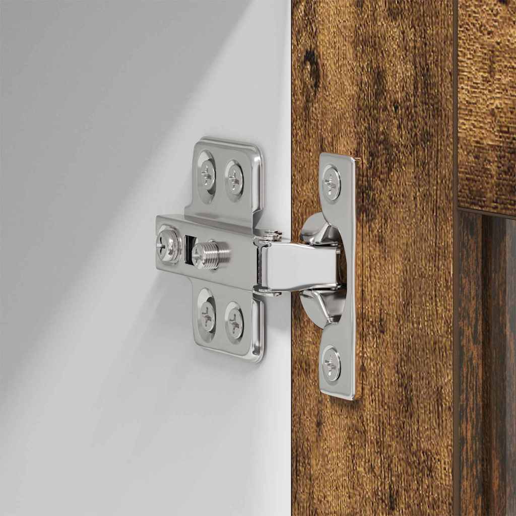 vidaXL Κρεμαστό ντουλάπι Riga 2 pcs Καπνιστό Δρύς 40 x 31 x 40 εκ.