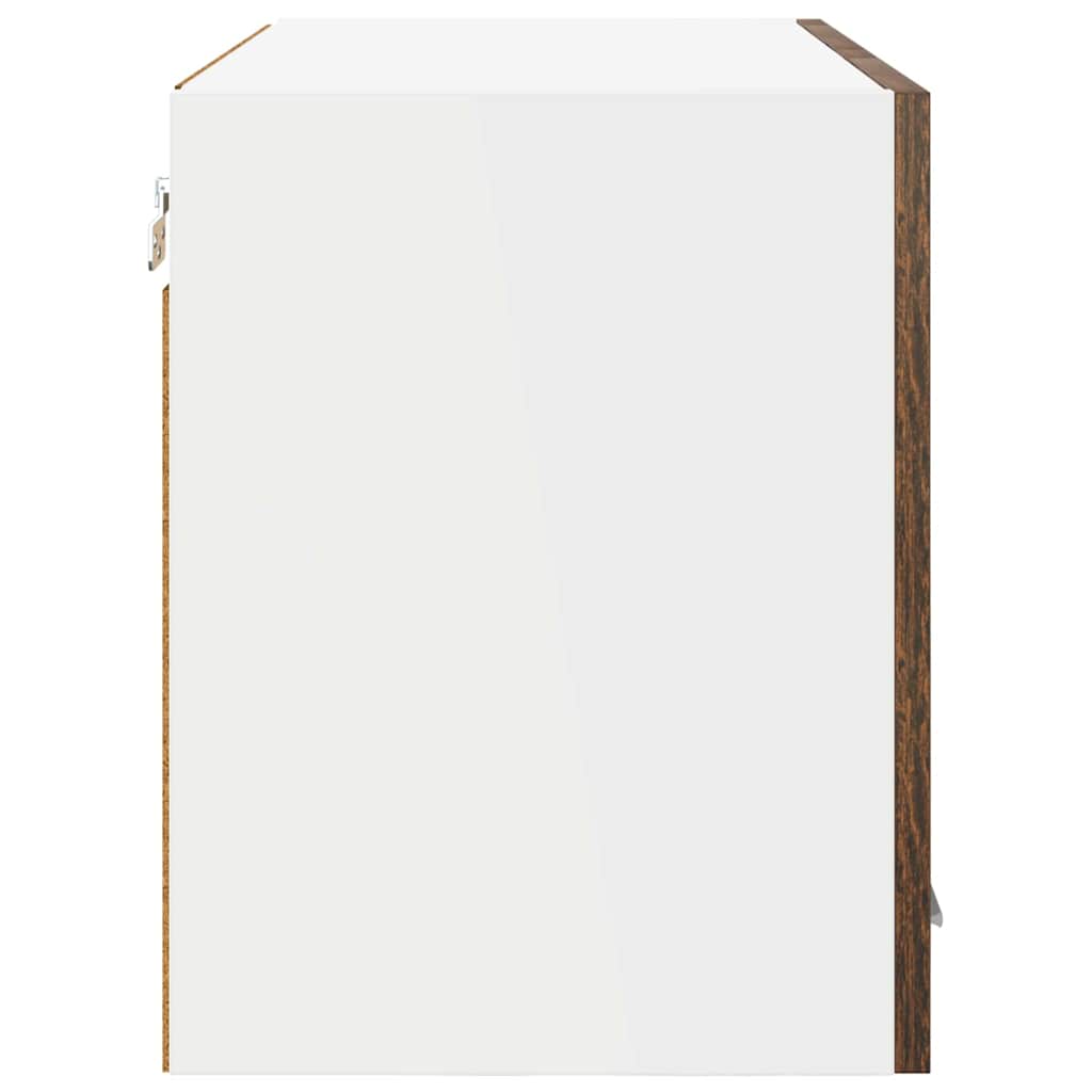 vidaXL Κρεμαστό ντουλάπι Riga 2 pcs Καπνιστό Δρύς 60 x 31 x 40 εκ