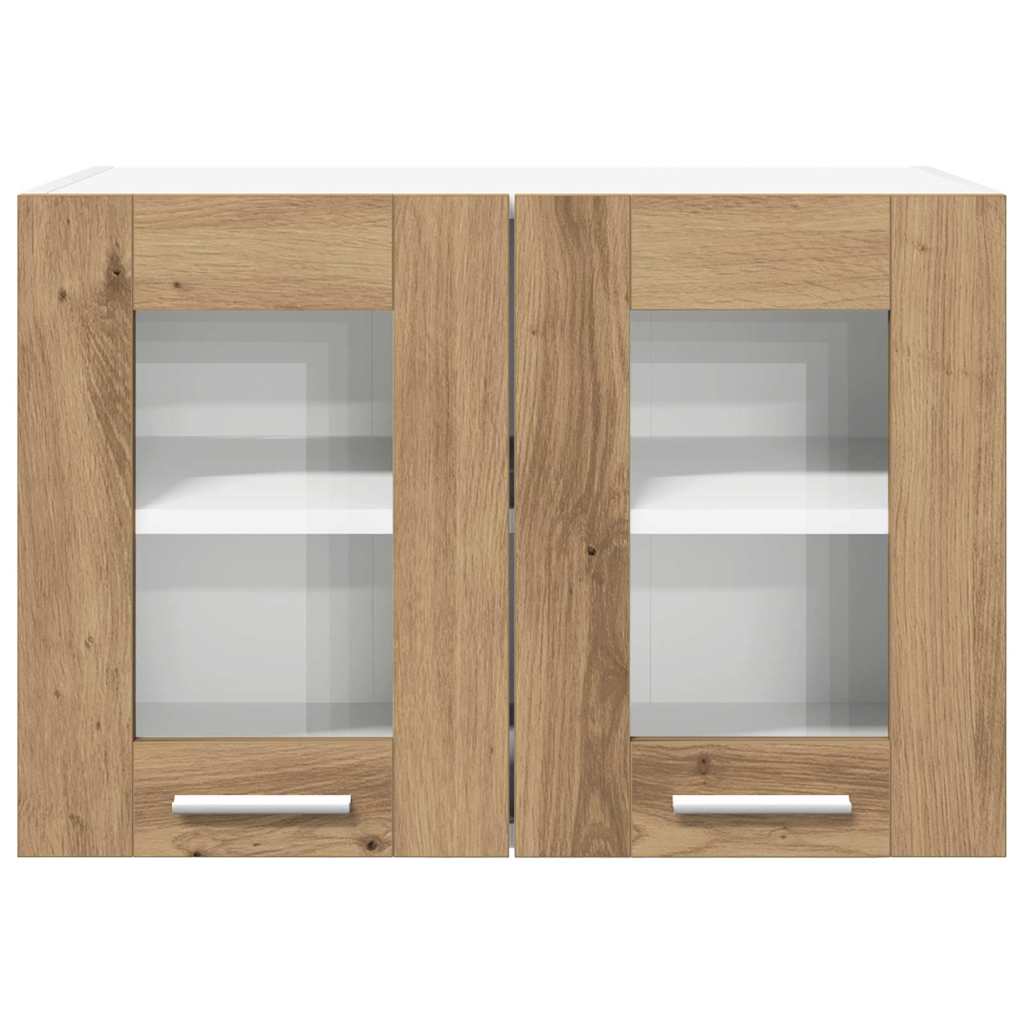 vidaXL Κρεμαστό ντουλάπι Riga 2 pcs Artisan Oak 60 x 31 x 40 εκ