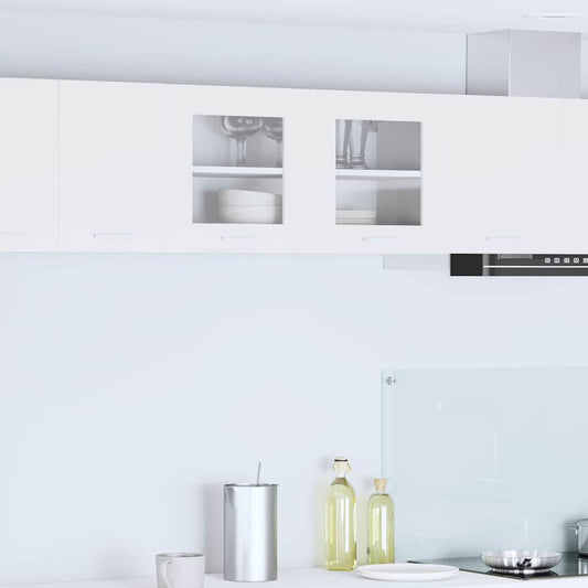 vidaXL Κρεμαστό ντουλάπι Riga Λευκό 80 x 31 x 40 εκ Επεξεργασμένο ξύλο