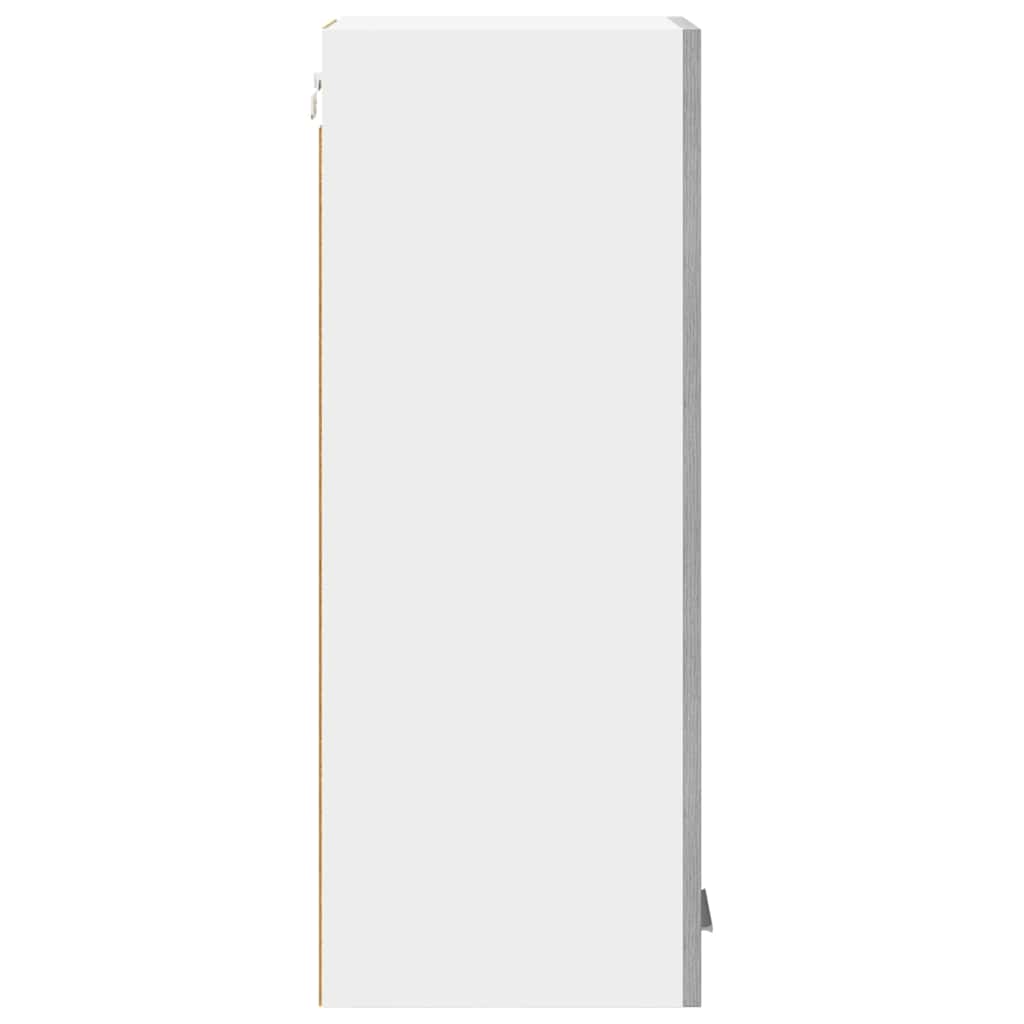 vidaXL Κρεμαστό ντουλάπι Riga Γκρι Σομόνα και Λευκό 30 x 31 x 80 εκ.