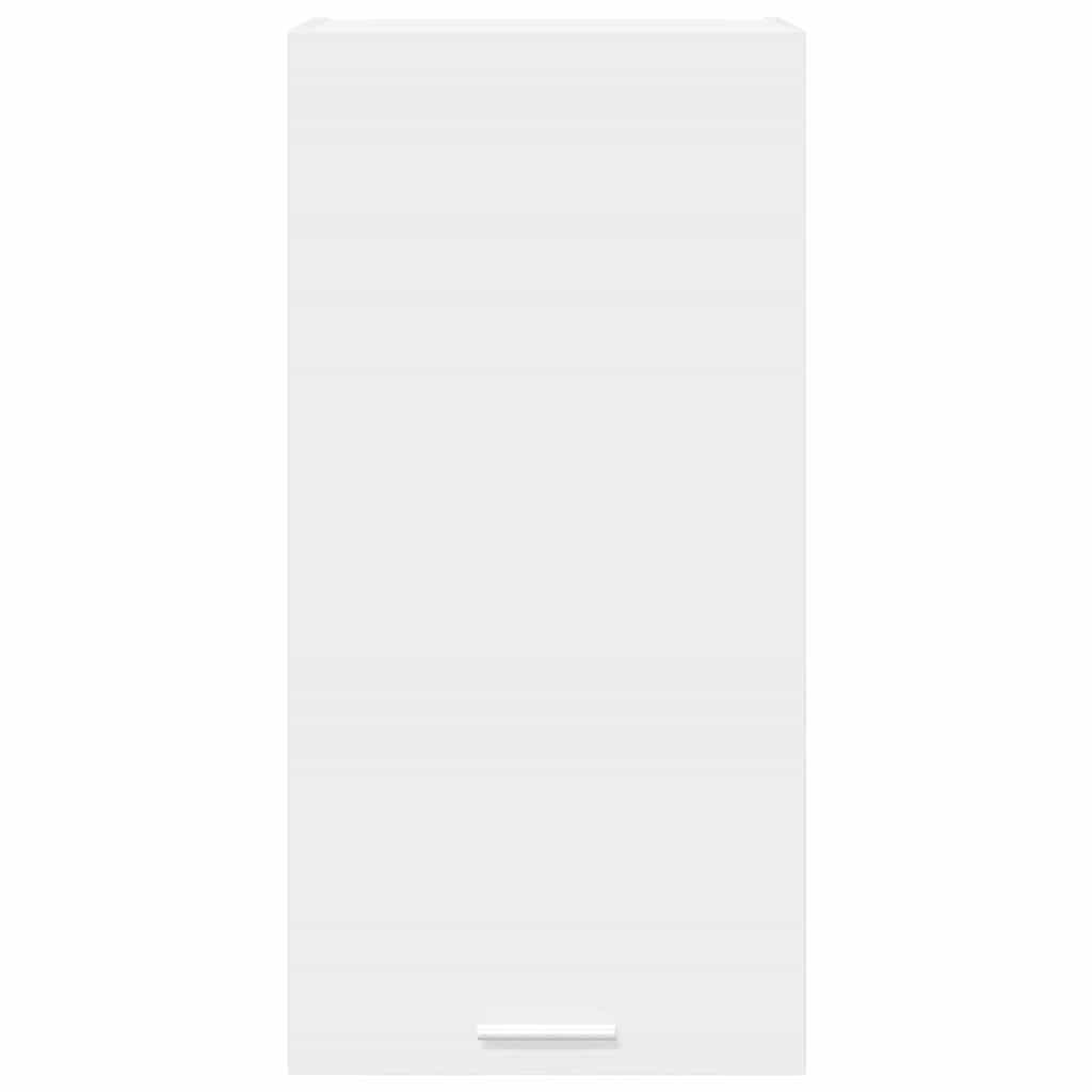 vidaXL Κρεμαστό ντουλάπι με ράφι Επιτοίχιο Riga Λευκό 40 x 31 x 80 εκ.