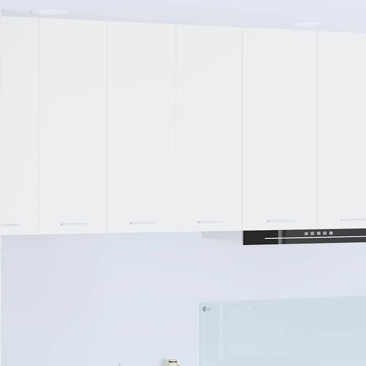 vidaXL Κρεμαστό ντουλάπι με ράφι Επιτοίχιο Riga Λευκό 60 x 31 x 80 εκ.