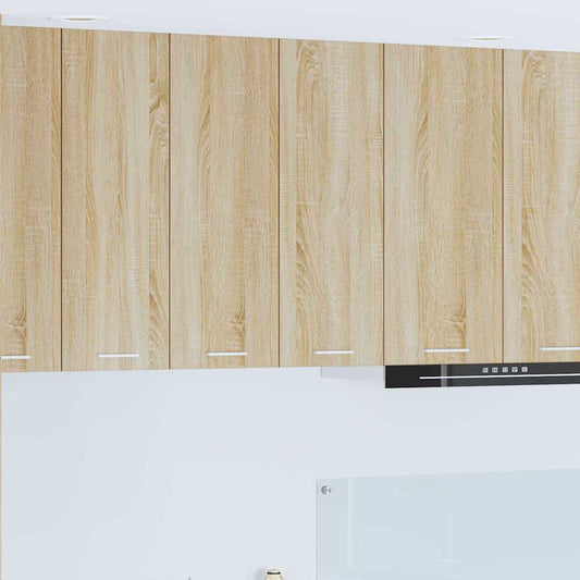 vidaXL Κρεμαστό ντουλάπι με ράφι Riga Δρύς Sonoma 60 x 31 x 80 εκ.