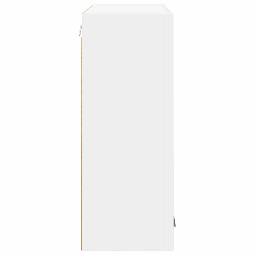 vidaXL Κρεμαστό ντουλάπι με ράφι Επιτοίχιο Riga Λευκό 80 x 31 x 80 εκ.