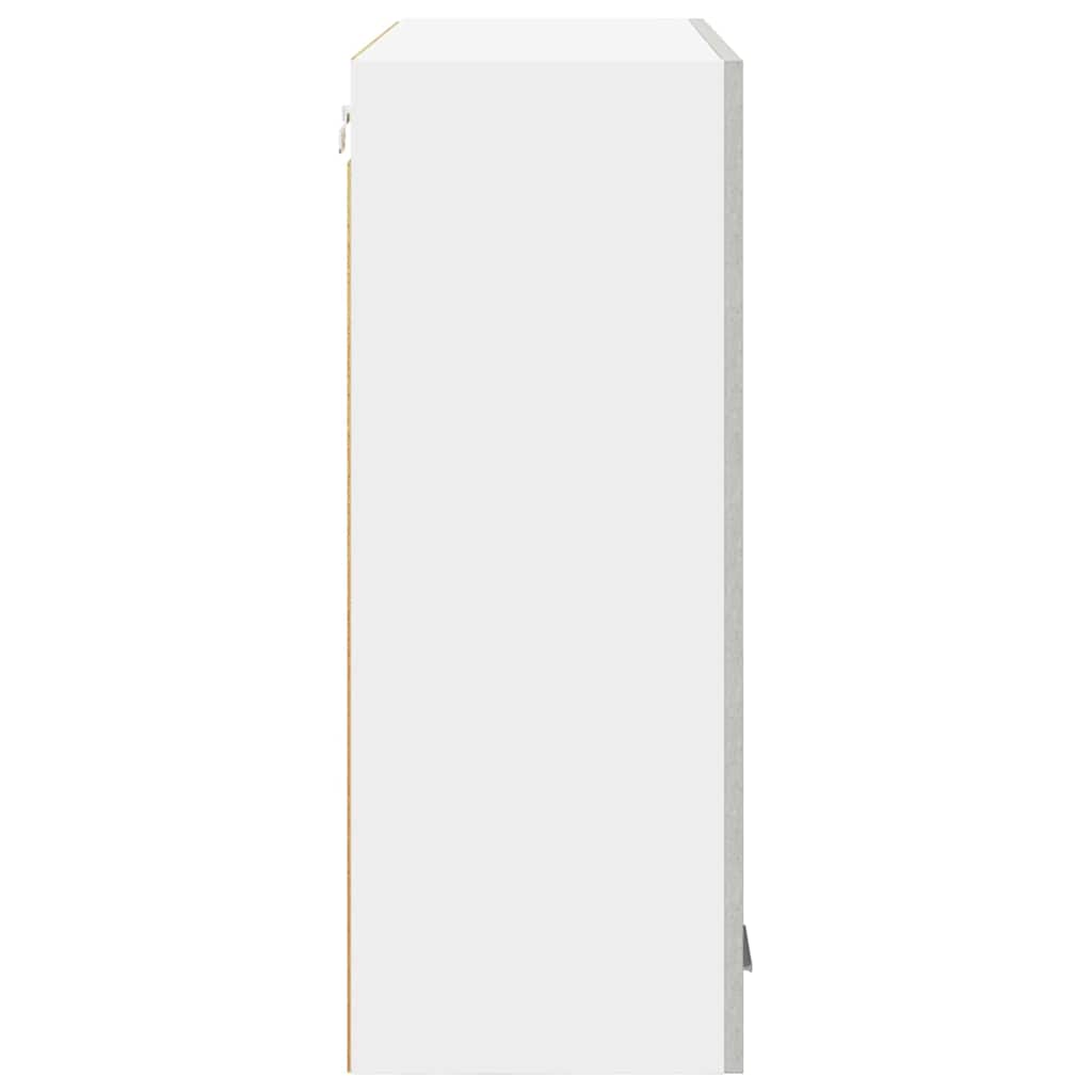 vidaXL Κρεμαστό ντουλάπι με ράφι Riga Σκυρόδεμα Γκρι 80 x 31 x 80 εκ.