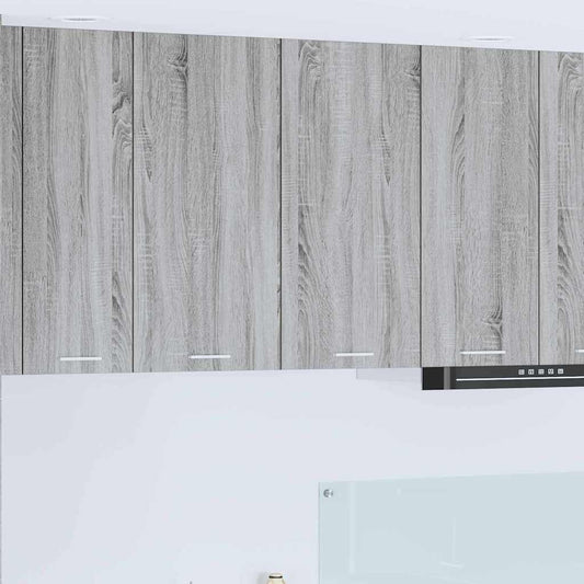 vidaXL Κρεμαστό ντουλάπι με ράφι Riga Γκρίζο Σονομα 80 x 31 x 80 εκ.