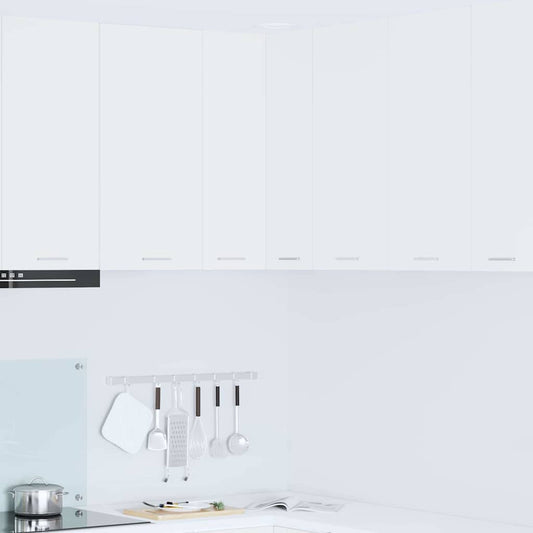 vidaXL Κρεμαστό ντουλάπι με ράφι Επιτοίχιο Riga Λευκό 57 x 57 x 80 εκ.