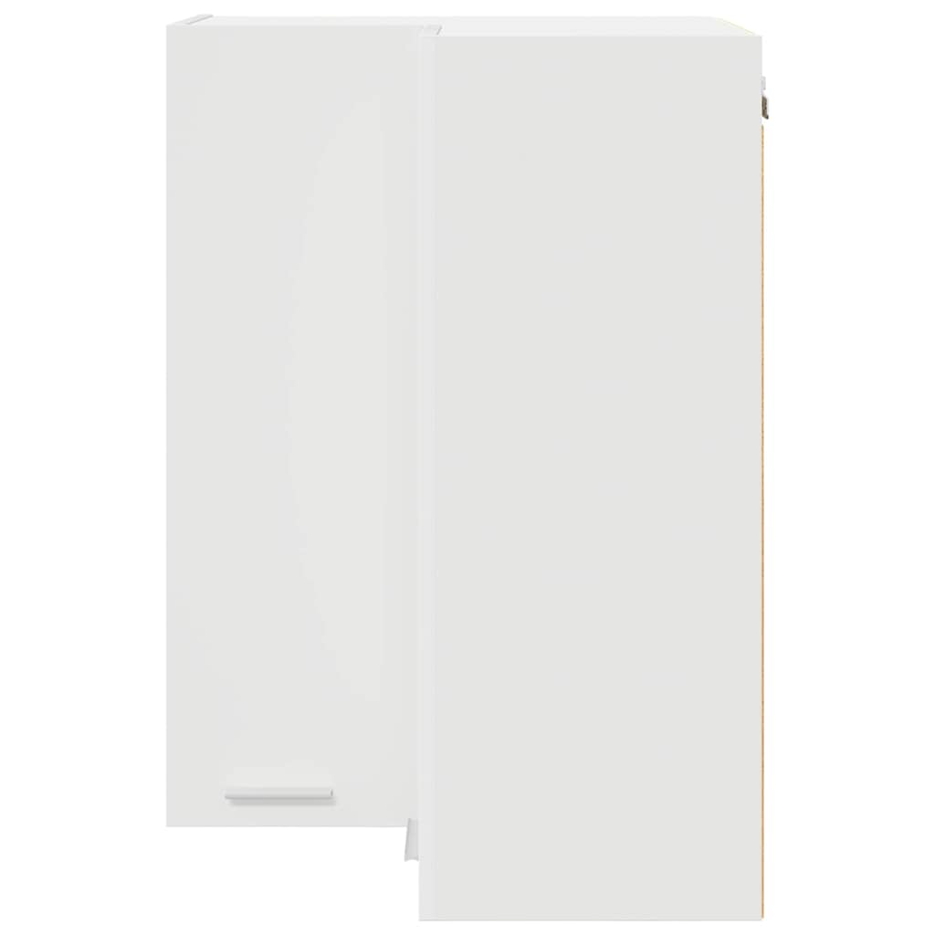 vidaXL Κρεμαστό ντουλάπι με ράφι Επιτοίχιο Riga Λευκό 57 x 57 x 80 εκ.