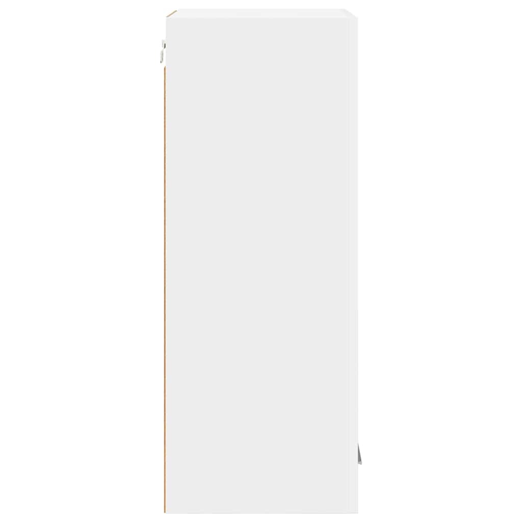 vidaXL Κρεμαστό ντουλάπι με ράφι Riga 2 pcs Λευκό 40 x 31 x 80 εκ.