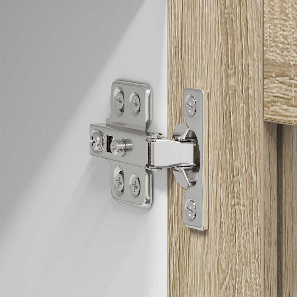 vidaXL Κρεμαστό ντουλάπι Riga 2 pcs Δρύς Sonoma 40 x 31 x 80 εκ.