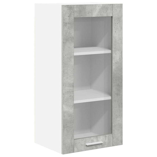 vidaXL Κρεμαστό ντουλάπι Σκυρόδεμα Γκρι 40 x 31 x 80 εκ.