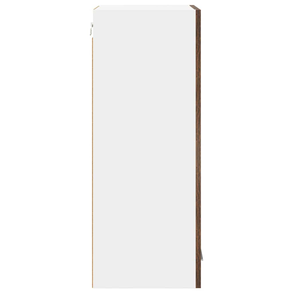 vidaXL Κρεμαστό ντουλάπι Riga 2 pcs Καπνιστό Δρύς 40 x 31 x 80 εκ.