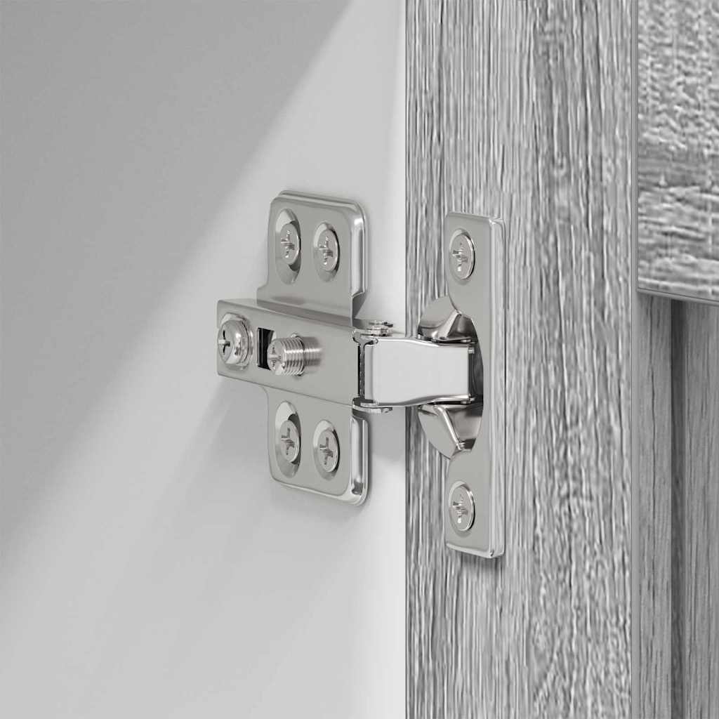 vidaXL Κρεμαστό ντουλάπι Riga 2 pcs Γκρίζο Σονομα 40 x 31 x 80 εκ.