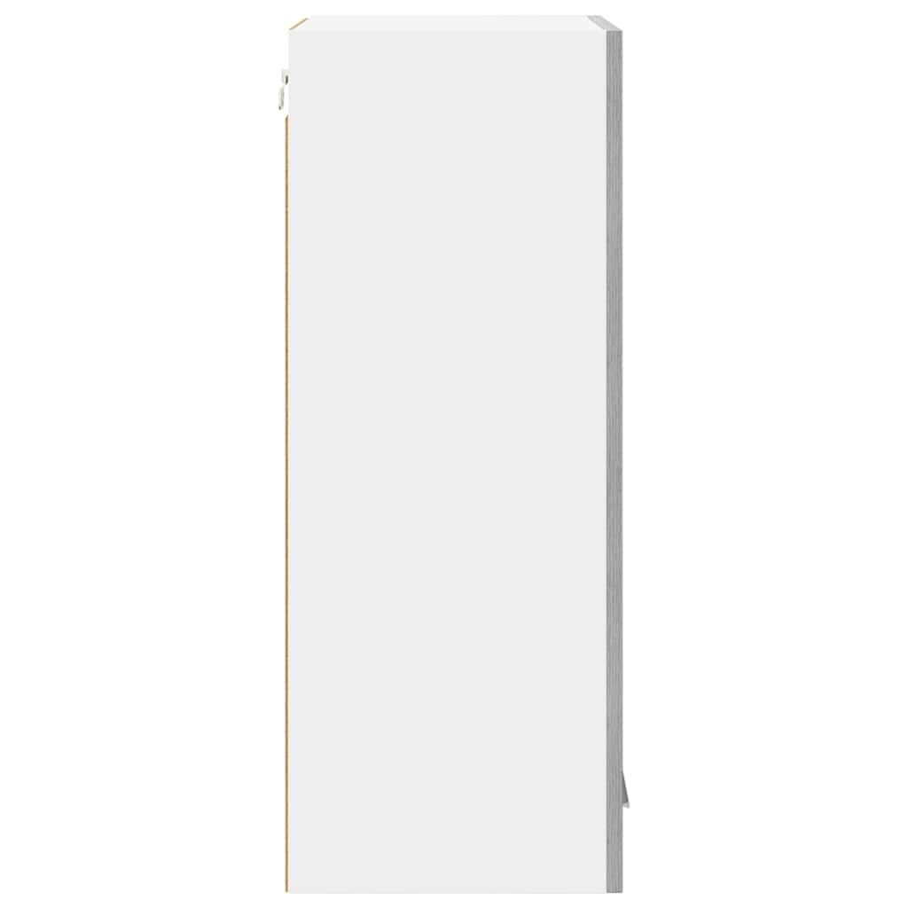 vidaXL Κρεμαστό ντουλάπι Riga 2 pcs Γκρίζο Σονομα 40 x 31 x 80 εκ.