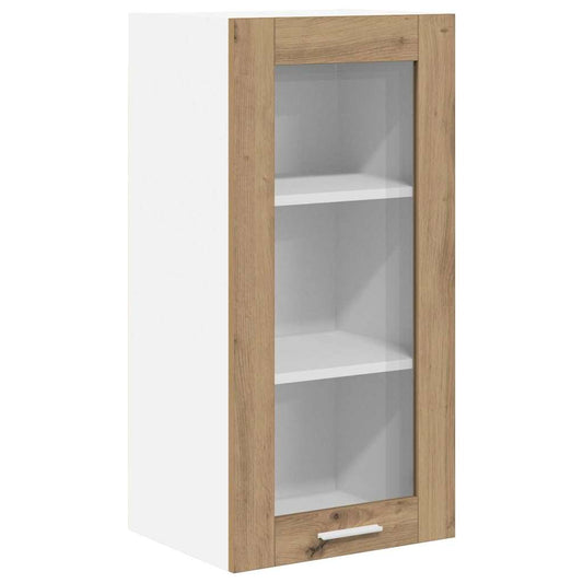 vidaXL Κρεμαστό ντουλάπι με αποθήκευση Artisan Oak 40 x 31 x 80 εκ.