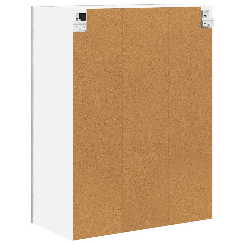 vidaXL Κρεμαστό ντουλάπι με ράφι Riga Γκρίζο Σονομα 60 x 31 x 80 εκ.