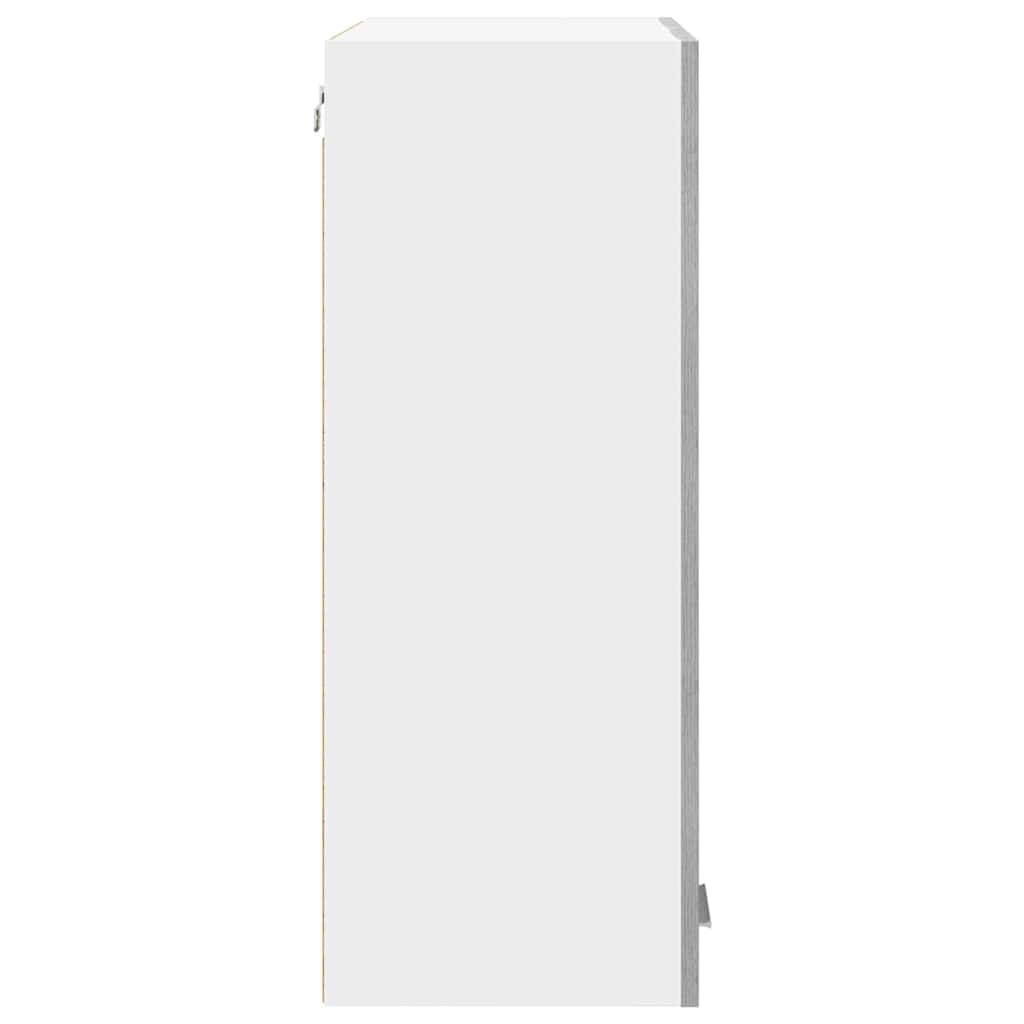 vidaXL Κρεμαστό ντουλάπι με ράφι Riga Γκρίζο Σονομα 60 x 31 x 80 εκ.