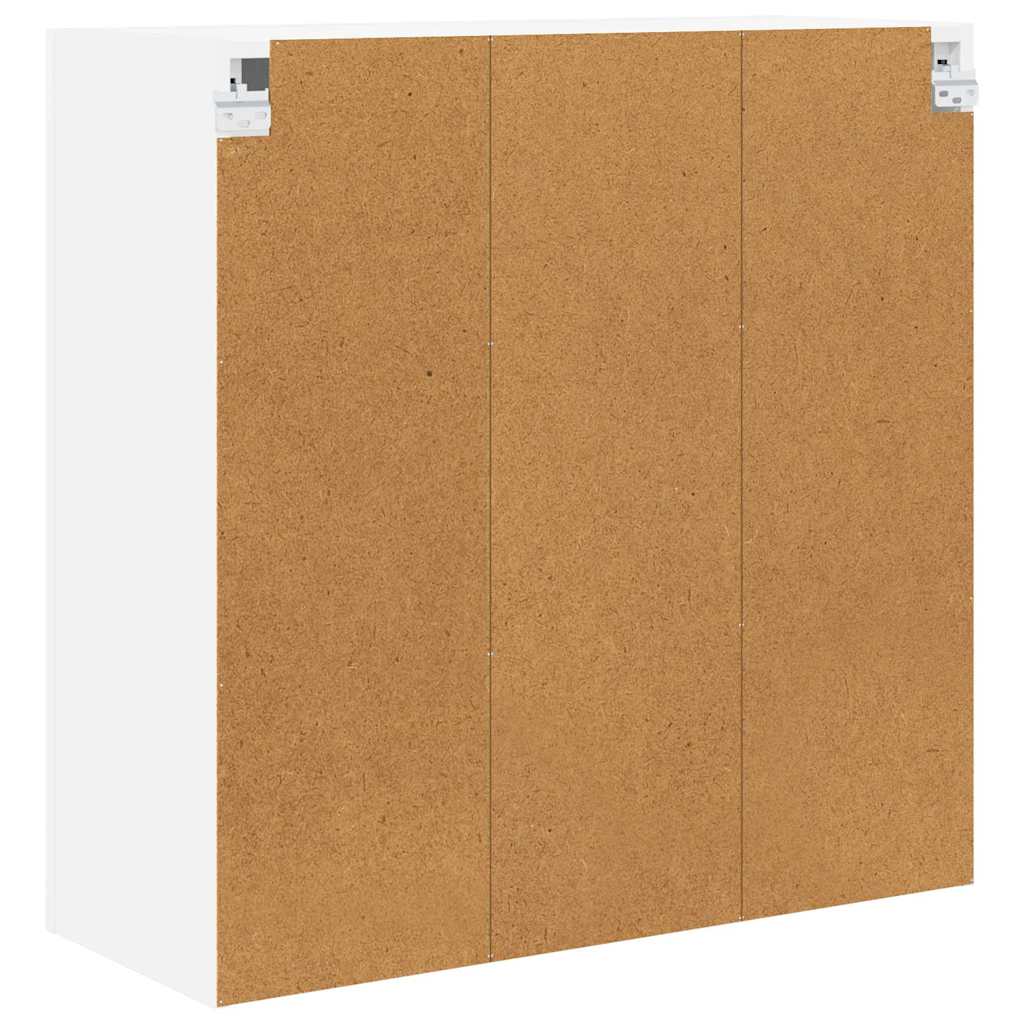 vidaXL Κρεμαστό ντουλάπι με ράφι Επιτοίχιο Riga Λευκό 80 x 31 x 80 εκ.