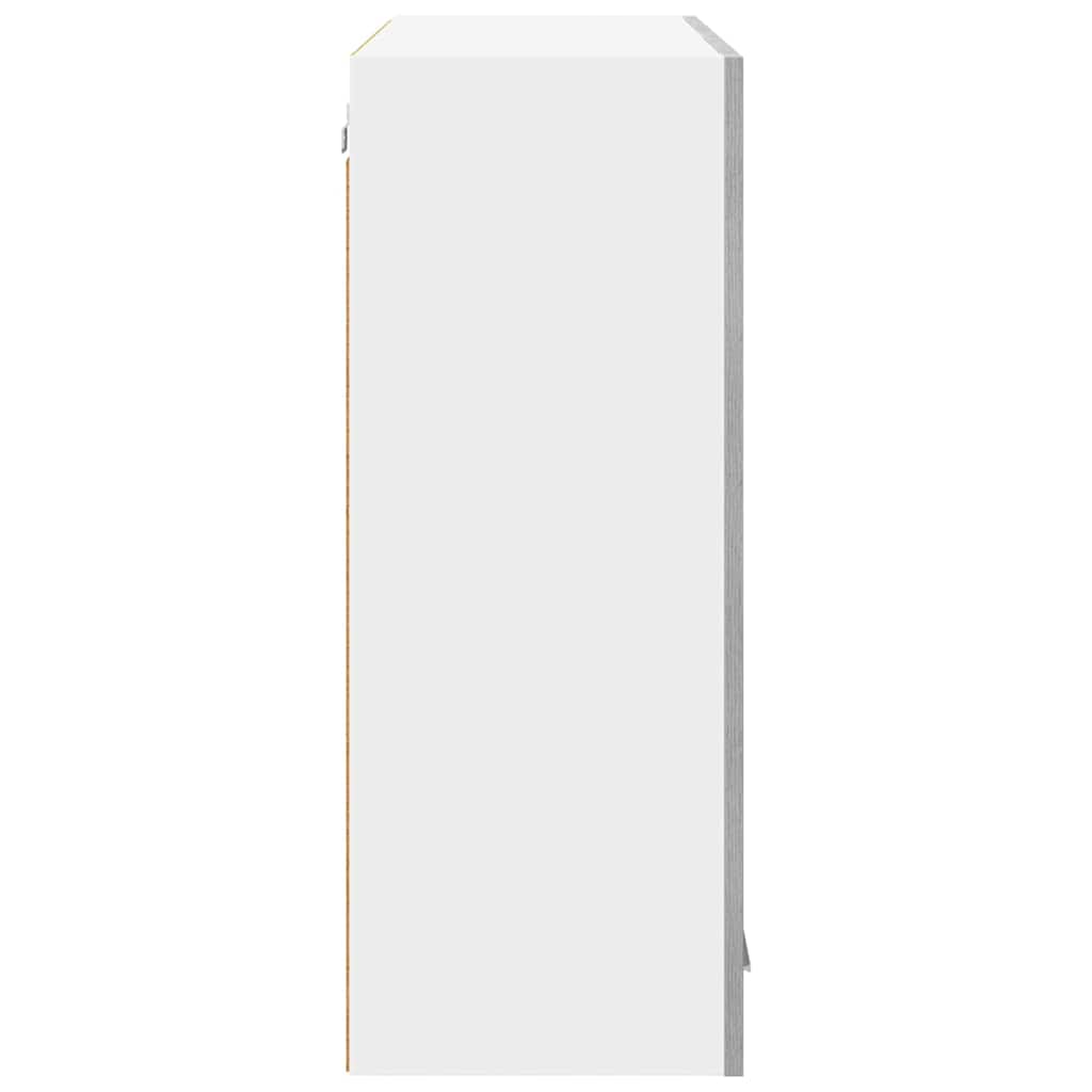 vidaXL Κρεμαστό ντουλάπι με ράφι Riga Γκρίζο Σονομα 80 x 31 x 80 εκ.