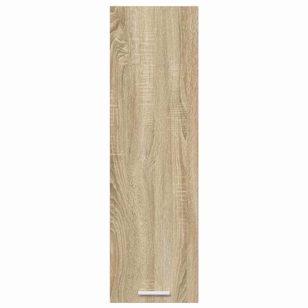 vidaXL Κρεμαστό ντουλάπι με ράφι Riga Δρύς Sonoma 30 x 31 x 100 εκ.