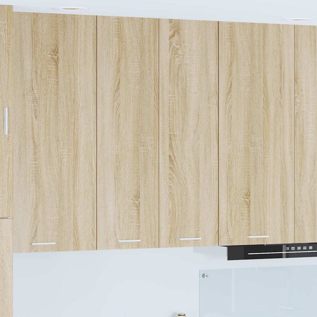 vidaXL Κρεμαστό ντουλάπι με ράφι Riga Δρύς Sonoma 60 x 31 x 100 εκ.