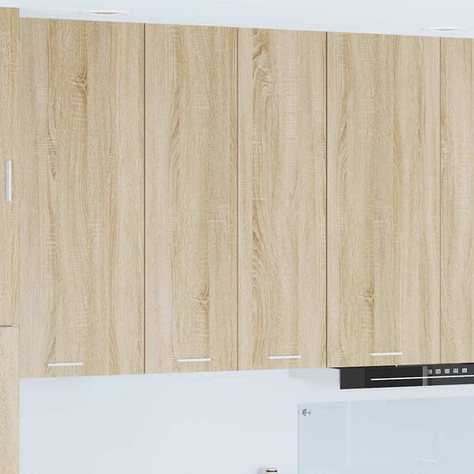 vidaXL Κρεμαστό ντουλάπι με ράφι Riga Δρύς Sonoma 60 x 31 x 100 εκ.