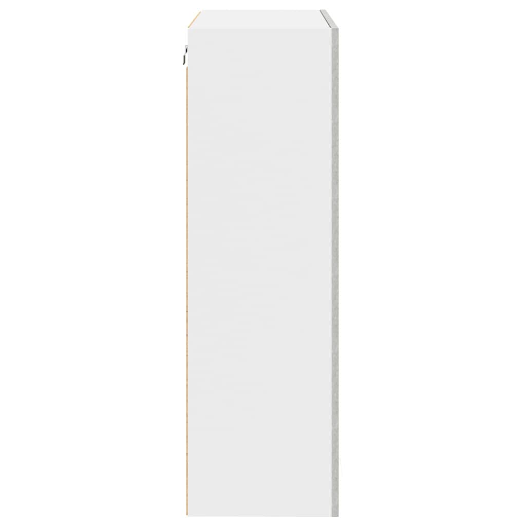 vidaXL Κρεμαστό ντουλάπι με ράφι Riga Σκυρόδεμα Γκρι 60 x 31 x 100 εκ.