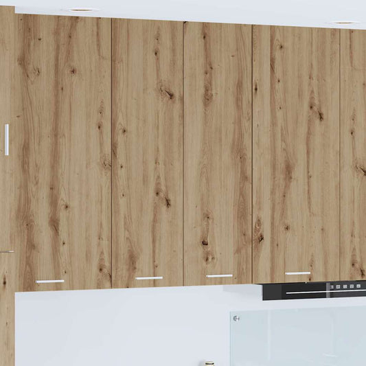 vidaXL Κρεμαστό ντουλάπι με ράφι Riga Artisan Oak 60 x 31 x 100 εκ.
