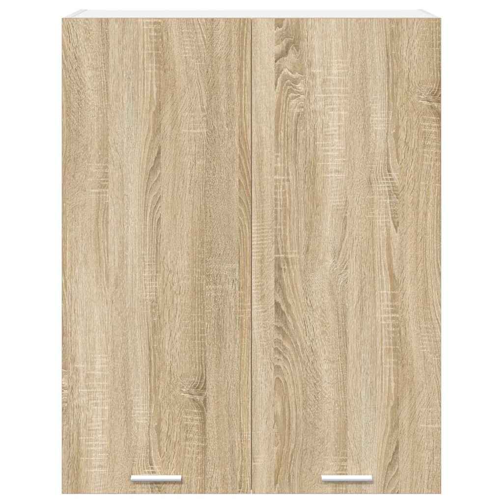 vidaXL Κρεμαστό ντουλάπι με ράφι Riga Δρύς Sonoma 80 x 31 x 100 εκ.