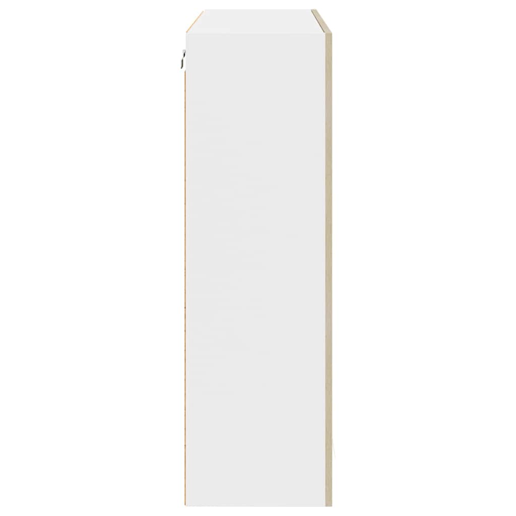 vidaXL Κρεμαστό ντουλάπι με ράφι Riga Δρύς Sonoma 80 x 31 x 100 εκ.