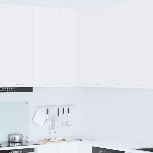 vidaXL Κρεμαστό ντουλάπι με ράφι με πόρτα Riga Λευκό 57 x 57 x 100 εκ.