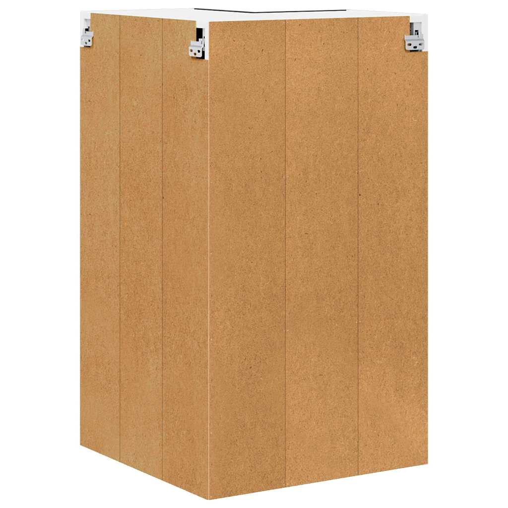 vidaXL Κρεμαστό ντουλάπι Riga Σομόνα Δρυς και Λευκό 57 x 57 x 100 εκ.