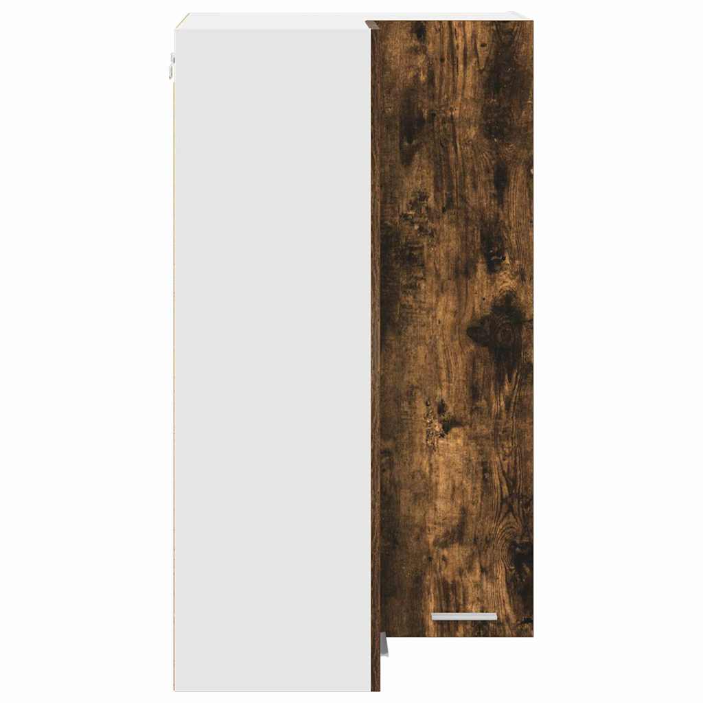 vidaXL Κρεμαστό ντουλάπι Riga Σομόνα Δρυς και Λευκό 57 x 57 x 100 εκ.