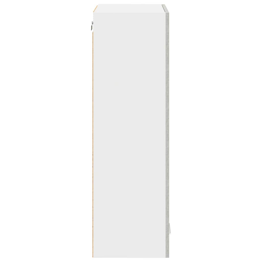 vidaXL Κρεμαστό ντουλάπι με ράφι Riga Σκυρόδεμα Γκρι 60 x 31 x 100 εκ.