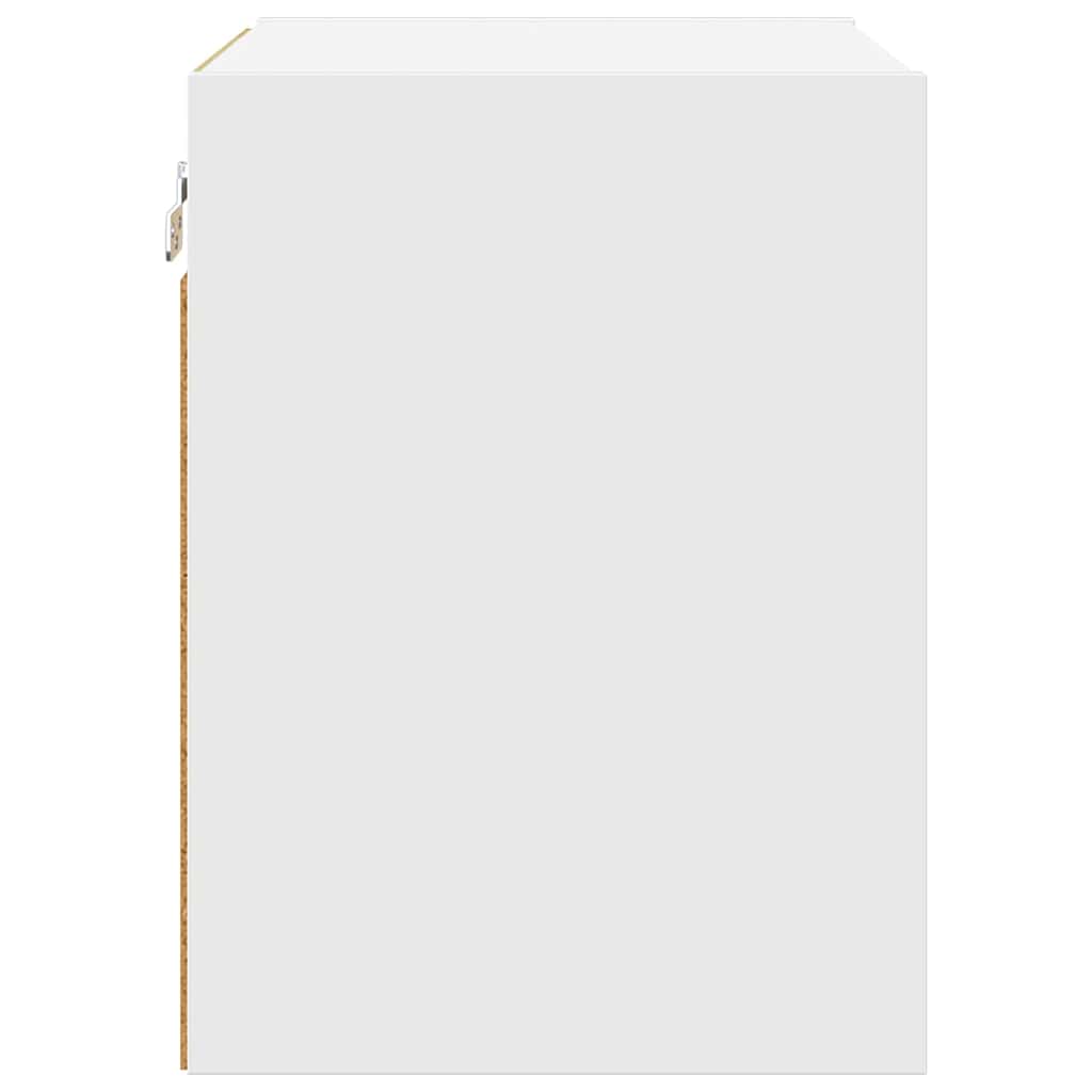 vidaXL Κρεμαστό ντουλάπι με ράφι Riga Λευκό 40 x 29,5 x 40 εκ.