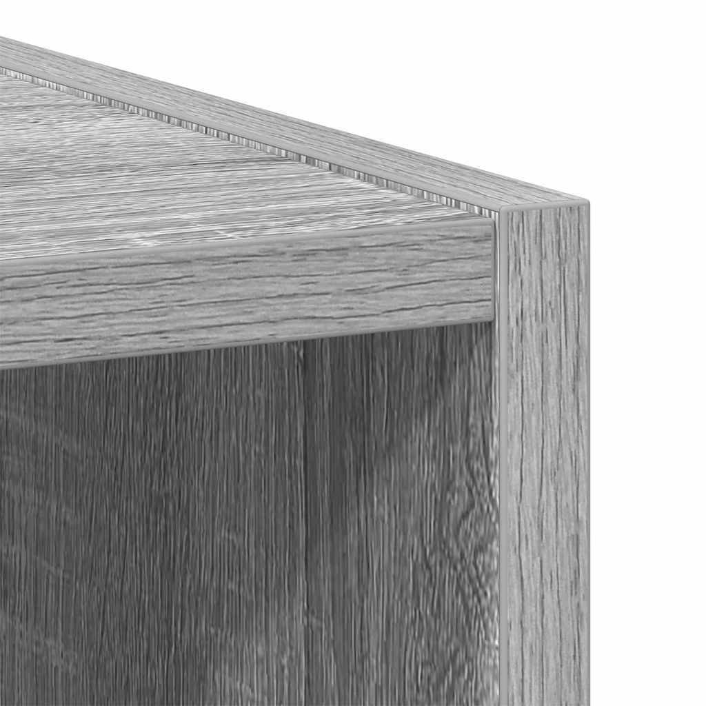 vidaXL Κρεμαστό ντουλάπι με ράφι Riga Γκρίζο Σονομα 30 x 29.5 x 80 εκ.