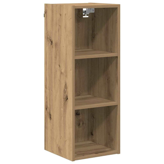 vidaXL Κρεμαστό ντουλάπι με ράφι Riga Artisan Oak 30 x 29.5 x 80 εκ.