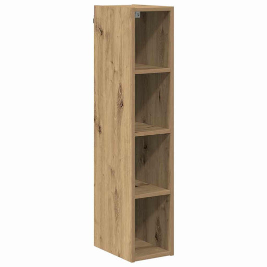 vidaXL Κρεμαστό ντουλάπι με ράφι Riga Artisan Oak 20 x 29,5 x 100 εκ.