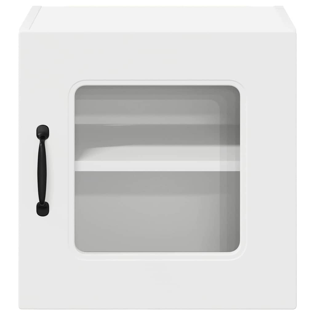 vidaXL Κρεμαστό ντουλάπι κουζίνας με ράφι Λευκό 40 x 31 x 40 εκ.