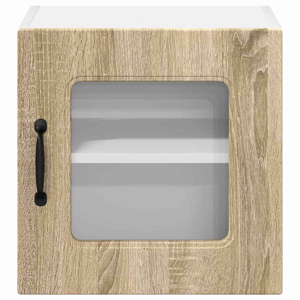 vidaXL Κρεμαστό ντουλάπι κουζίνας 2 pcs Δρύς Sonoma 40 x 31 x 40 εκ.