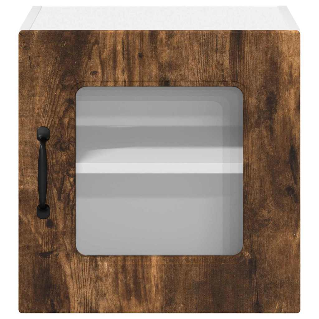 vidaXL Κρεμαστό ντουλάπι κουζίνας Καπνιστό Δρύς 40 x 31 x 40 εκ.