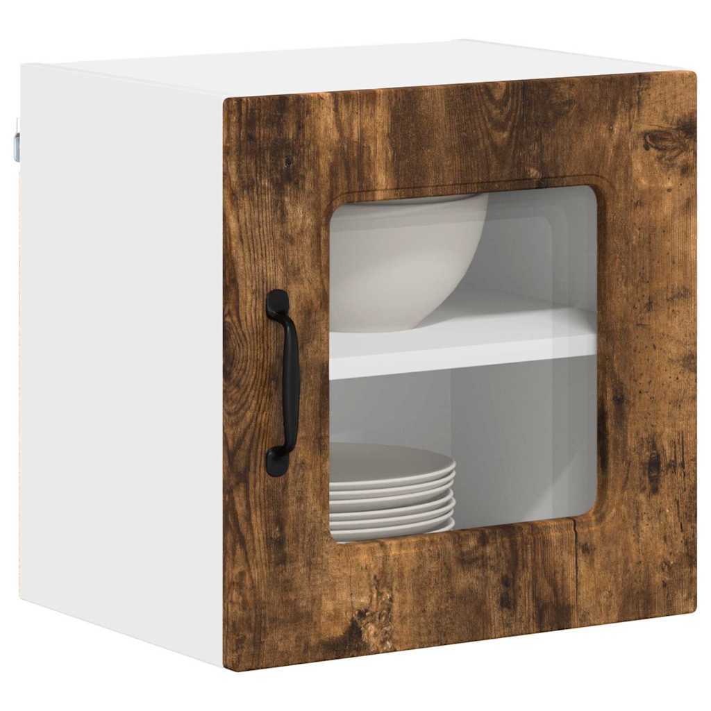 vidaXL Κρεμαστό ντουλάπι κουζίνας Καπνιστό Δρύς 40 x 31 x 40 εκ.