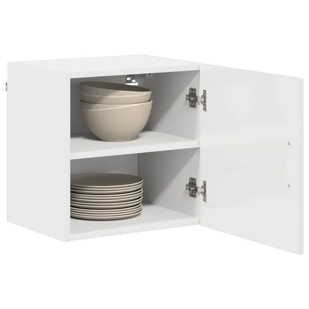vidaXL Κρεμαστό ντουλάπι κουζίνας με ράφι 2 pcs Λευκό 40 x 31 x 40 εκ.