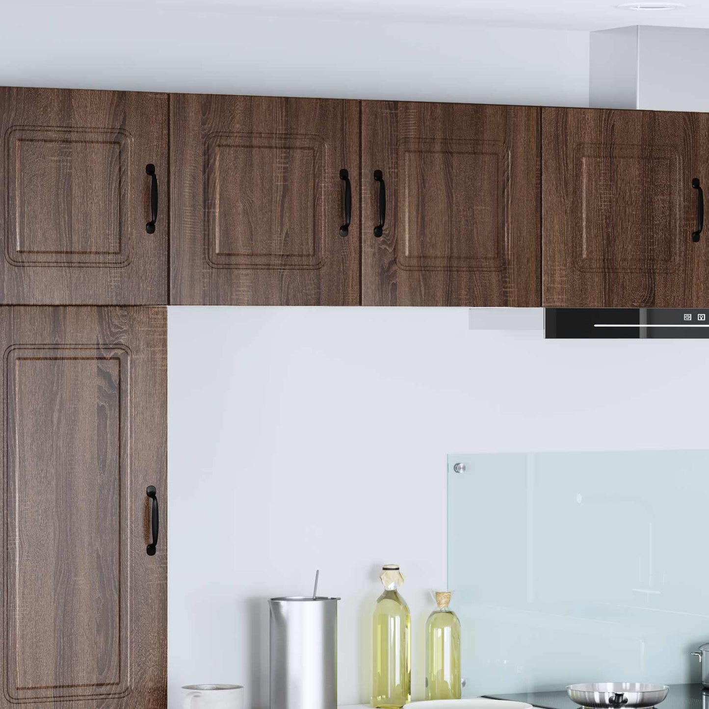 vidaXL Πάνελ πλυντηρίου πιάτων Kalmar 2 pcs Καφέ δρυς 40 x 31 x 40 εκ.